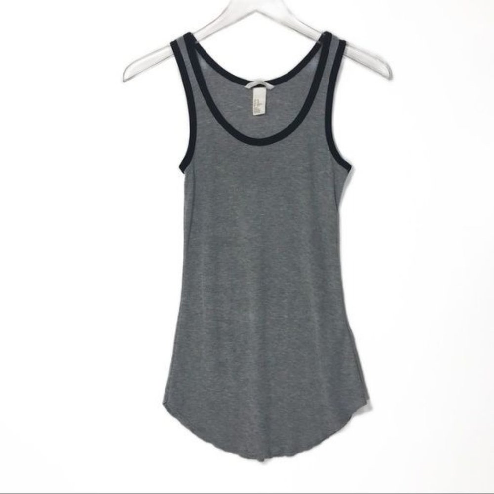 H&M Contrast Trim Scoop Neck Tank Top Size XS